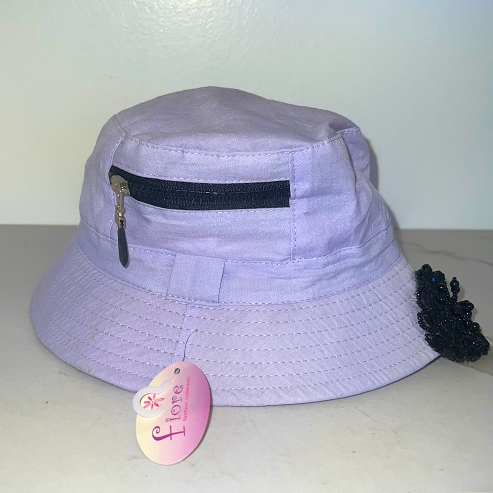Kids Fiore Purple Bucket Hat